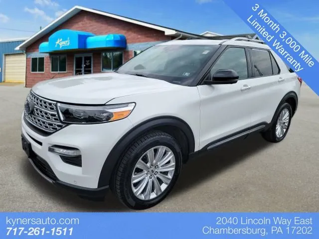 White 2020 Ford Explorer Limited for sale in Chambersburg, PA