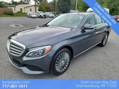 Gray 2015 Mercedes-Benz C-Class C 300 for sale in Chambersburg, PA