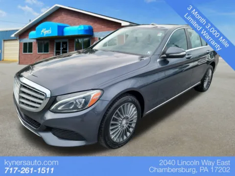 Gray 2015 Mercedes-Benz C-Class C 300 for sale in Chambersburg, PA
