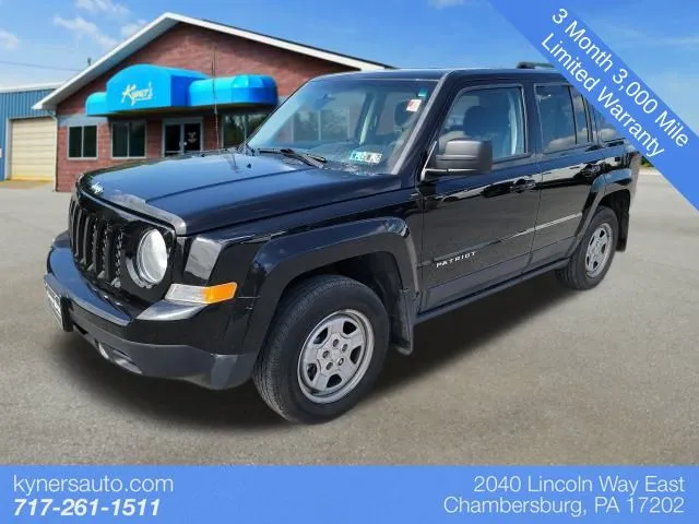 Black 2017 Jeep Patriot Sport for sale in Chambersburg, PA