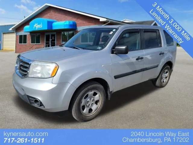 Silver 2014 Honda Pilot LX for sale in Chambersburg, PA