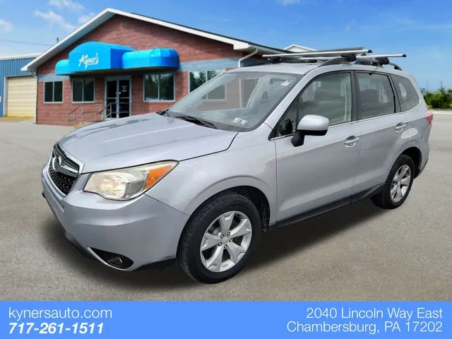 Silver 2015 Subaru Forester 2.5i Limited for sale in Chambersburg, PA