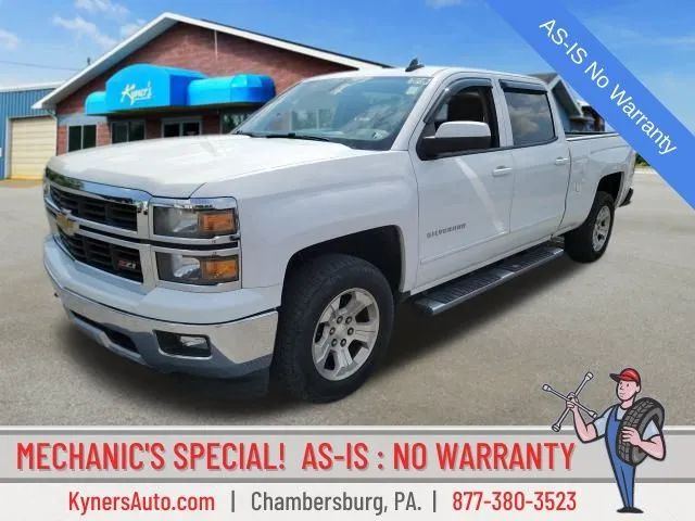 White 2015 Chevrolet Silverado 1500 LT for sale in Chambersburg, PA
