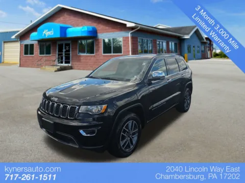 Black 2019 Jeep Grand Cherokee Limited for sale in Chambersburg, PA
