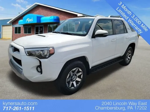 White 2019 Toyota 4Runner TRD Off-Road Premium for sale in Chambersburg, PA