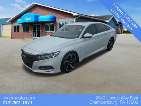 White 2020 Honda Accord Sport 2.0T for sale in Chambersburg, PA