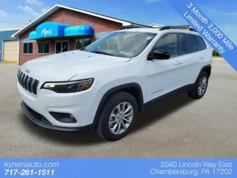 White 2022 Jeep Cherokee Latitude Lux for sale in Chambersburg, PA