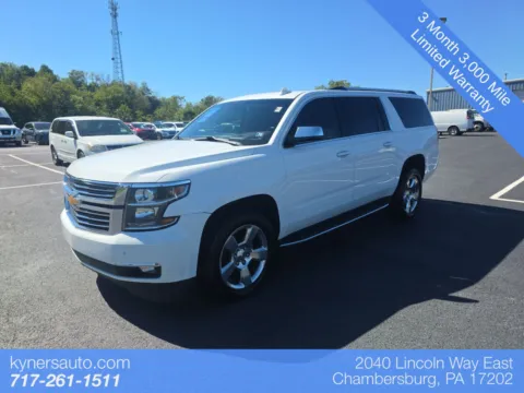 White 2018 Chevrolet Suburban Premier for sale in Chambersburg, PA