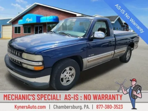 Blue 2001 Chevrolet Silverado 1500 LS for sale in Chambersburg, PA