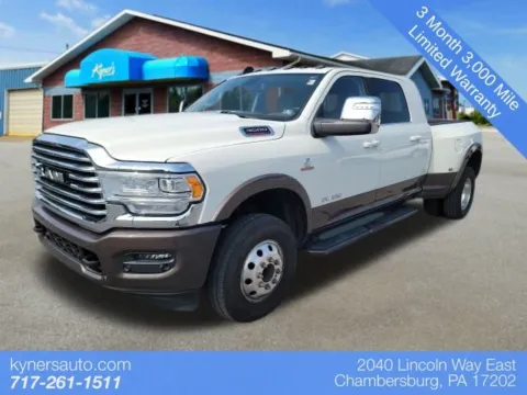 White 2024 Ram 3500 Laramie Longhorn for sale in Chambersburg, PA