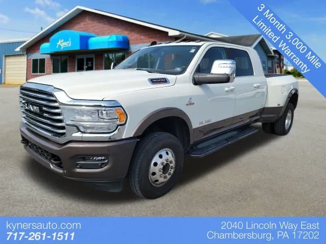 White 2024 Ram 3500 Laramie Longhorn for sale in Chambersburg, PA
