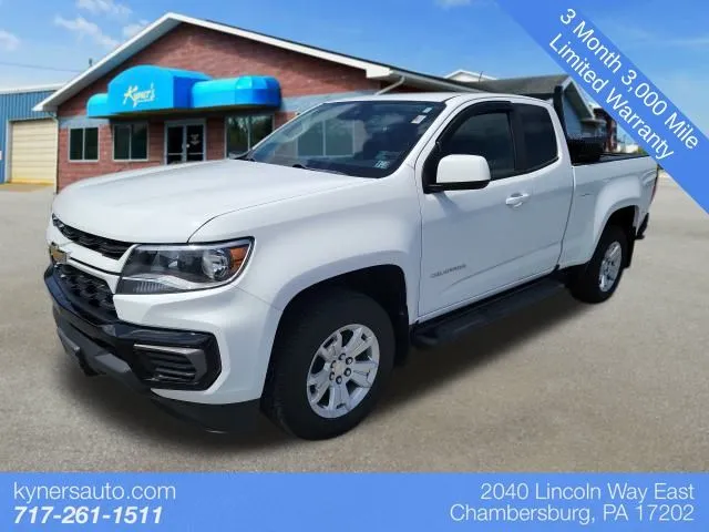 White 2021 Chevrolet Colorado LT for sale in Chambersburg, PA