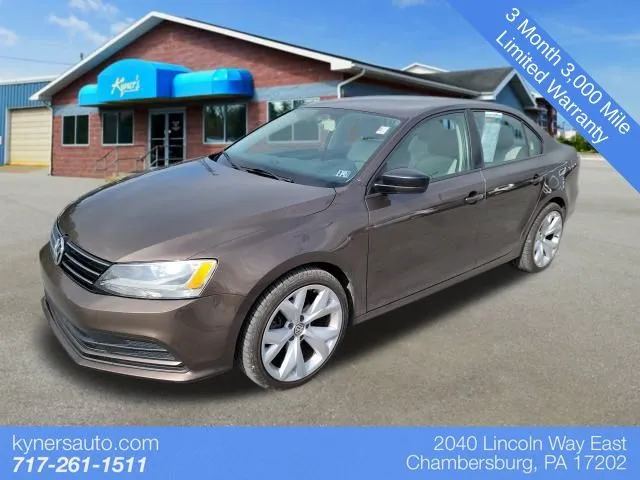 Brown 2015 Volkswagen Jetta 1.8T SE for sale in Chambersburg, PA