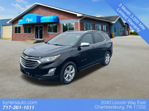 Black 2018 Chevrolet Equinox Premier for sale in Chambersburg, PA
