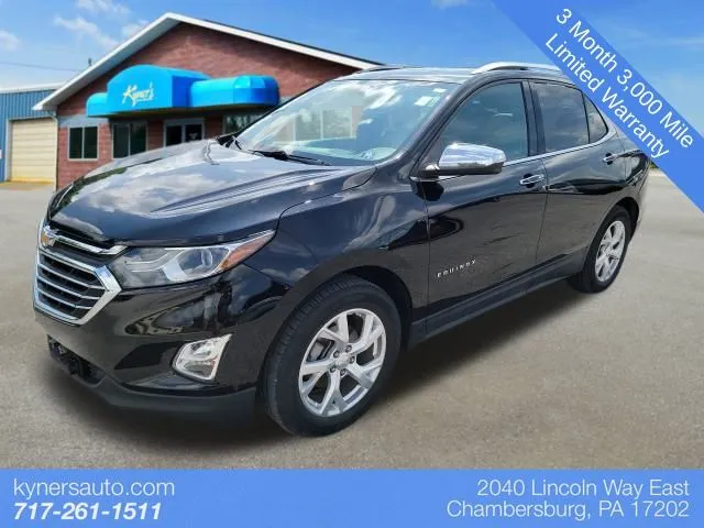 Black 2018 Chevrolet Equinox Premier for sale in Chambersburg, PA