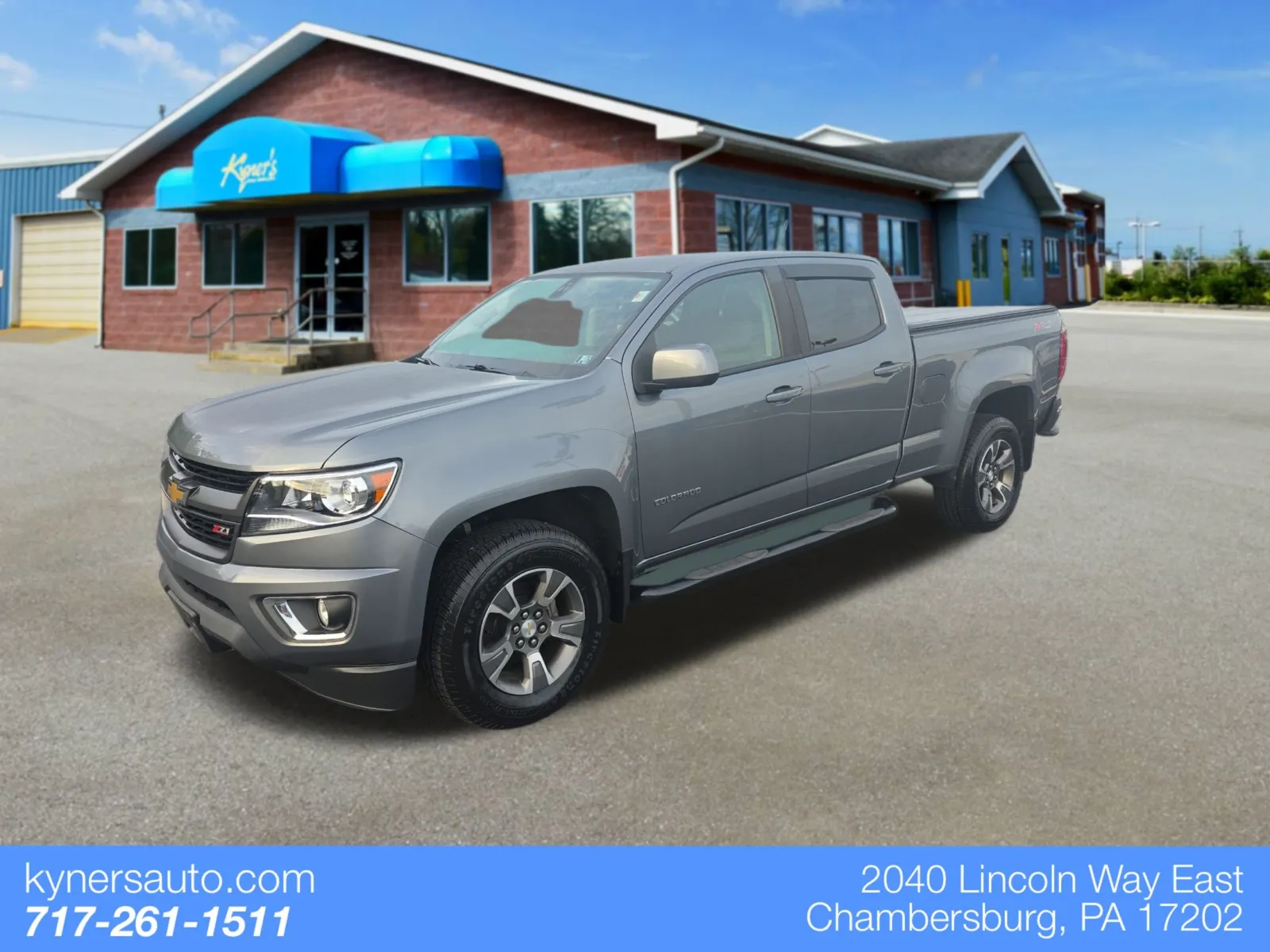 Gray 2020 Chevrolet Colorado Z71 for sale in Chambersburg, PA