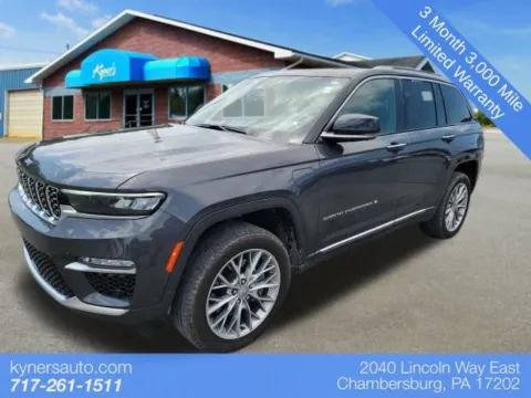 Gray 2022 Jeep Grand Cherokee Summit 4xe for sale in Chambersburg, PA