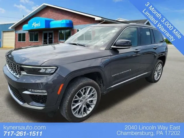Gray 2022 Jeep Grand Cherokee Summit 4xe for sale in Chambersburg, PA