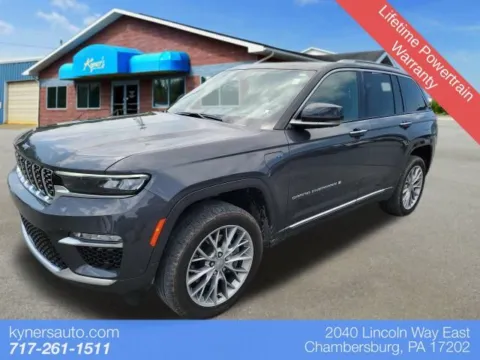 Gray 2022 Jeep Grand Cherokee Summit 4xe for sale in Chambersburg, PA