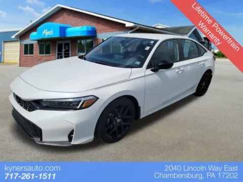 White 2025 Honda Civic Sport for sale in Chambersburg, PA