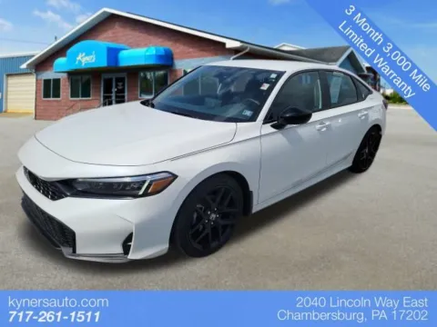 White 2025 Honda Civic Sport for sale in Chambersburg, PA