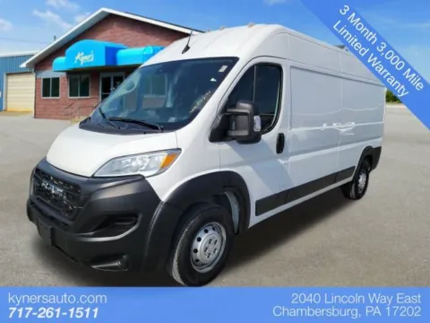 White 2023 Ram ProMaster 2500 High Roof for sale in Chambersburg, PA