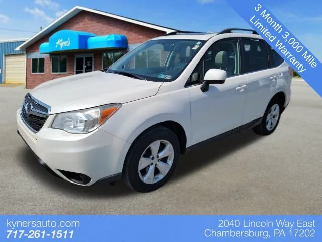 White 2014 Subaru Forester 2.5i Limited for sale in Chambersburg, PA