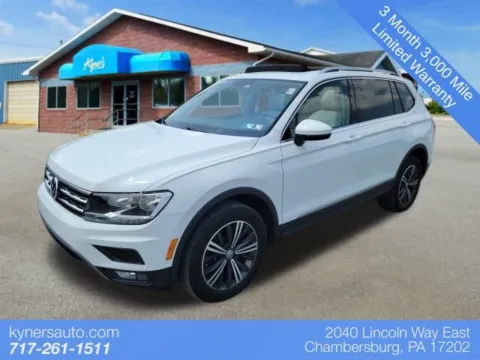 White 2018 Volkswagen Tiguan 2.0T SEL for sale in Chambersburg, PA