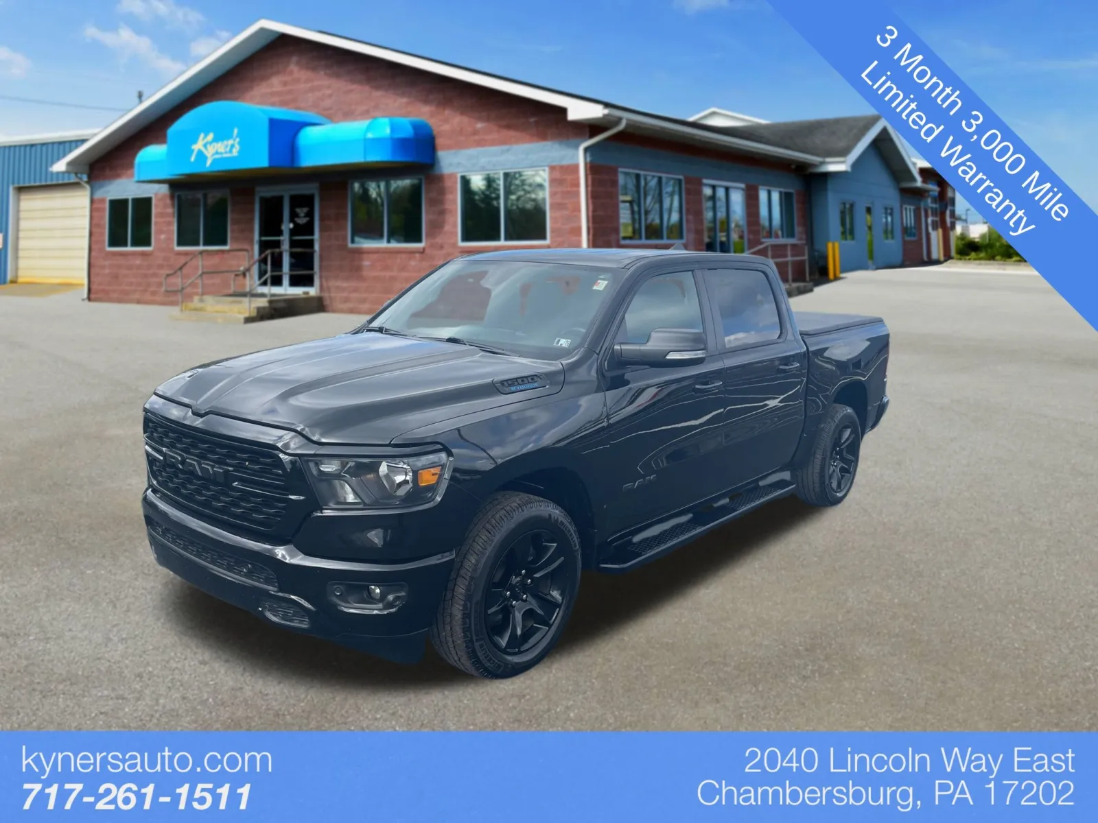 Black 2022 Ram 1500 Big Horn/Lone Star for sale in Chambersburg, PA