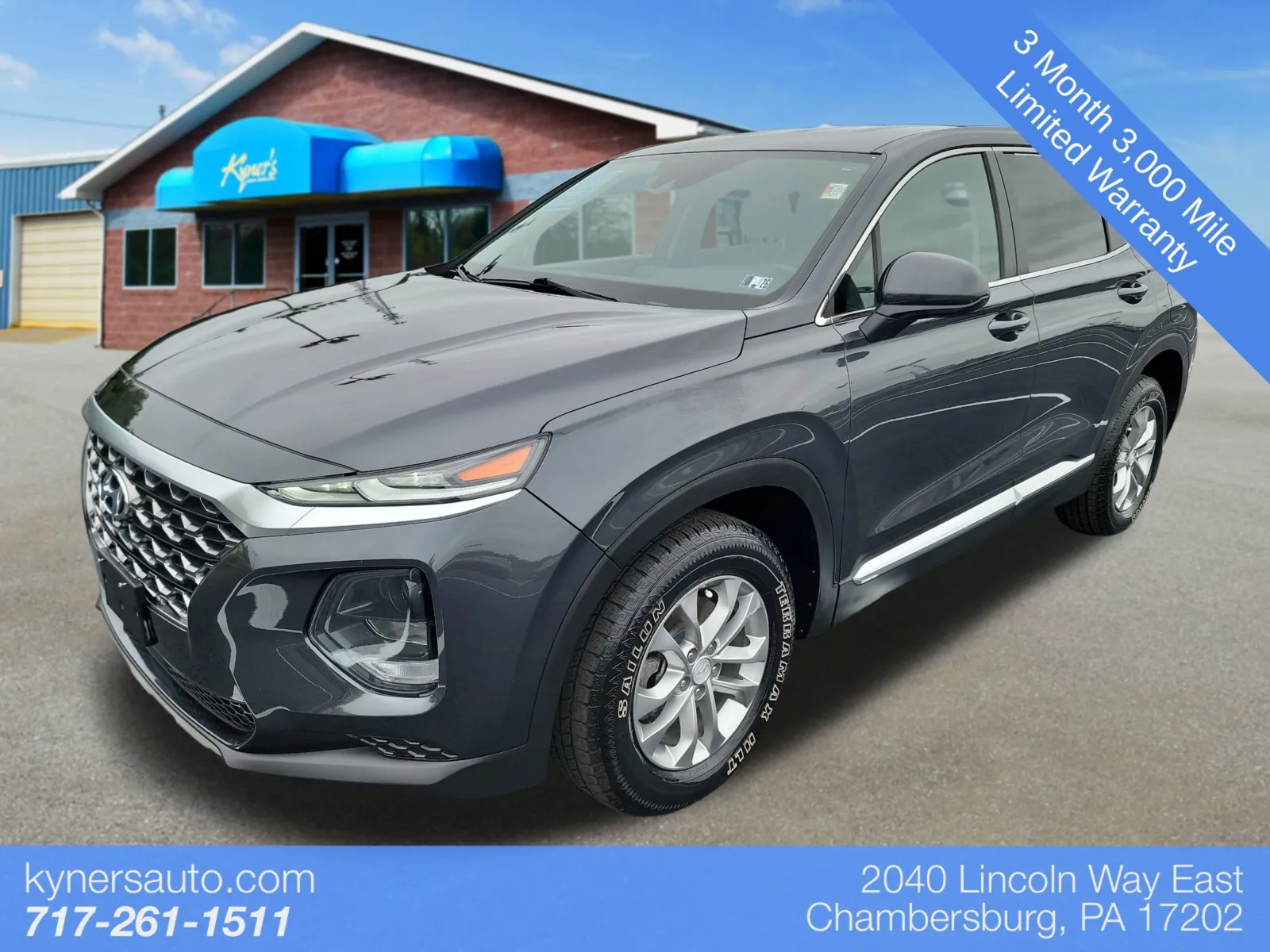 Gray 2020 Hyundai Santa Fe SE for sale in Chambersburg, PA