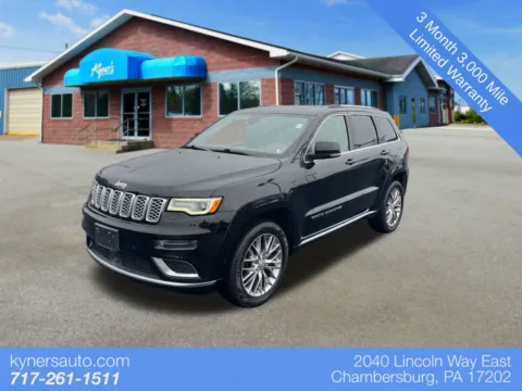 Black 2017 Jeep Grand Cherokee Summit for sale in Chambersburg, PA