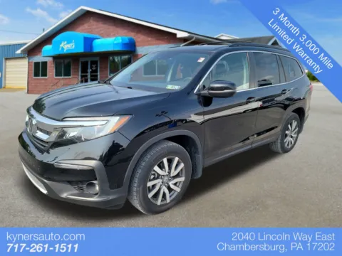 Black 2021 Honda Pilot EX-L for sale in Chambersburg, PA