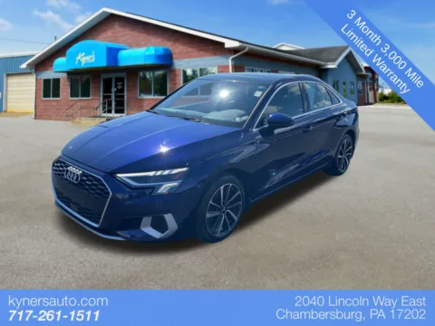 Blue 2023 Audi A3 40 Premium Plus for sale in Chambersburg, PA