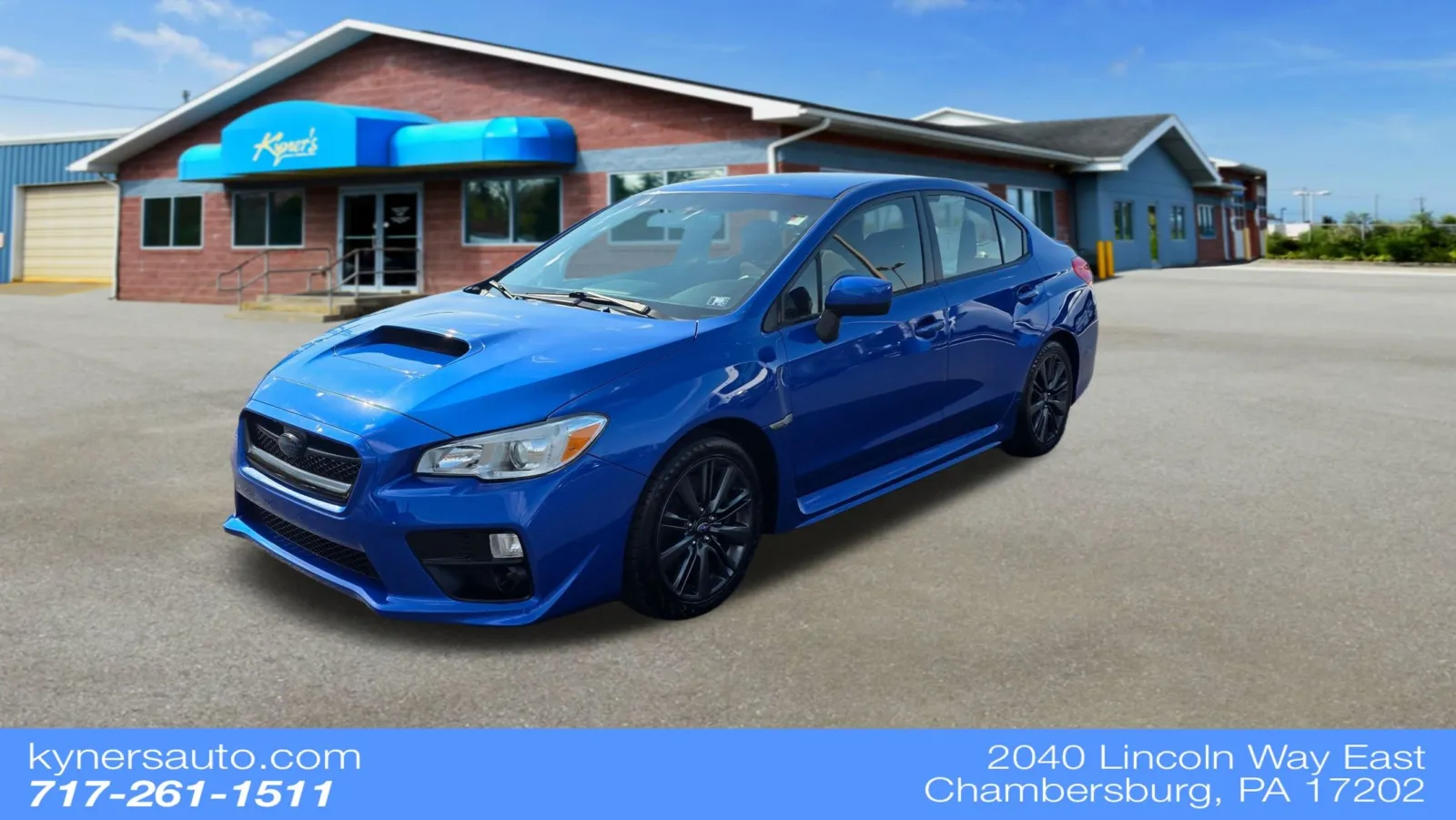 Blue 2017 Subaru WRX for sale in Chambersburg, PA