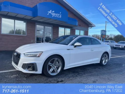 White 2020 Audi A5 2.0T Premium Plus for sale in Chambersburg, PA
