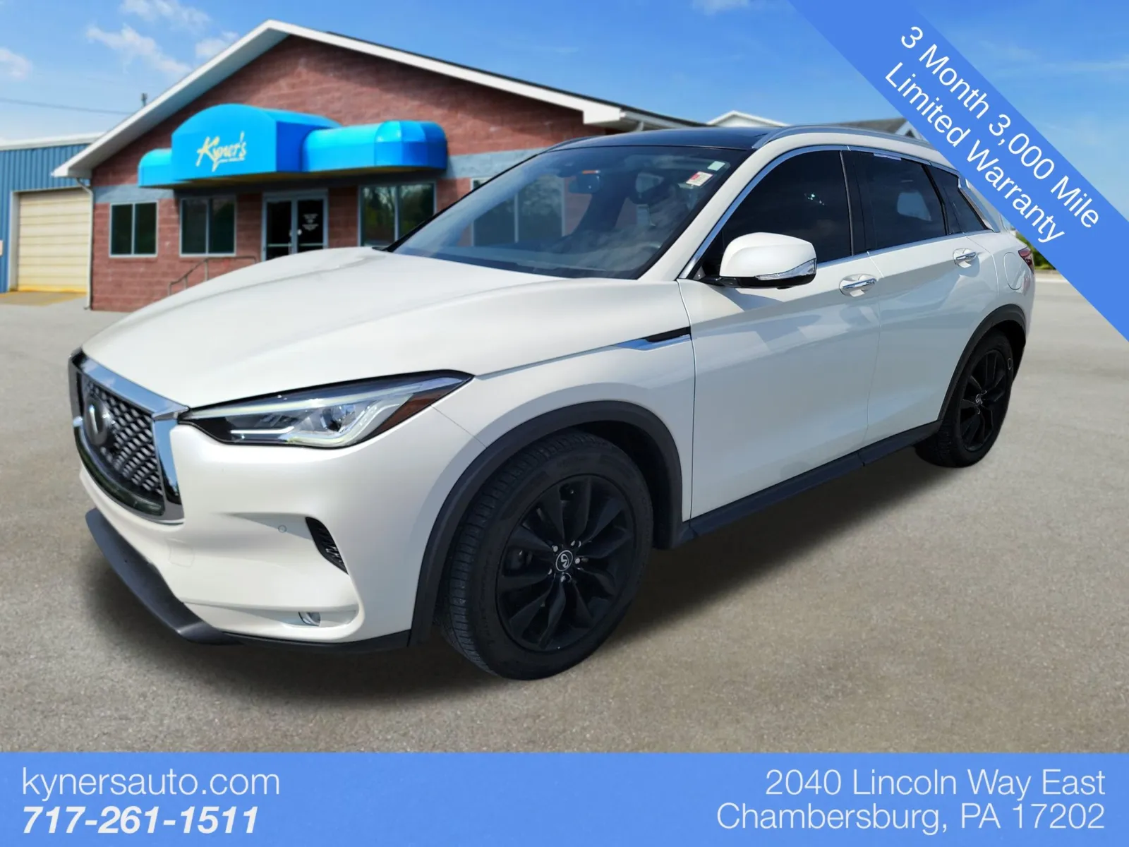 Red 2019 INFINITI QX50 for sale in Chambersburg, PA