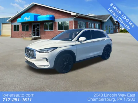 Red 2019 INFINITI QX50 ESSENTIAL for sale in Chambersburg, PA
