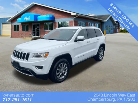 White 2016 Jeep Grand Cherokee Limited for sale in Chambersburg, PA