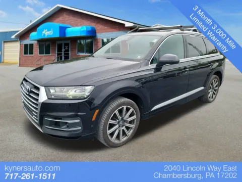 Black 2019 Audi Q7 55 Prestige for sale in Chambersburg, PA