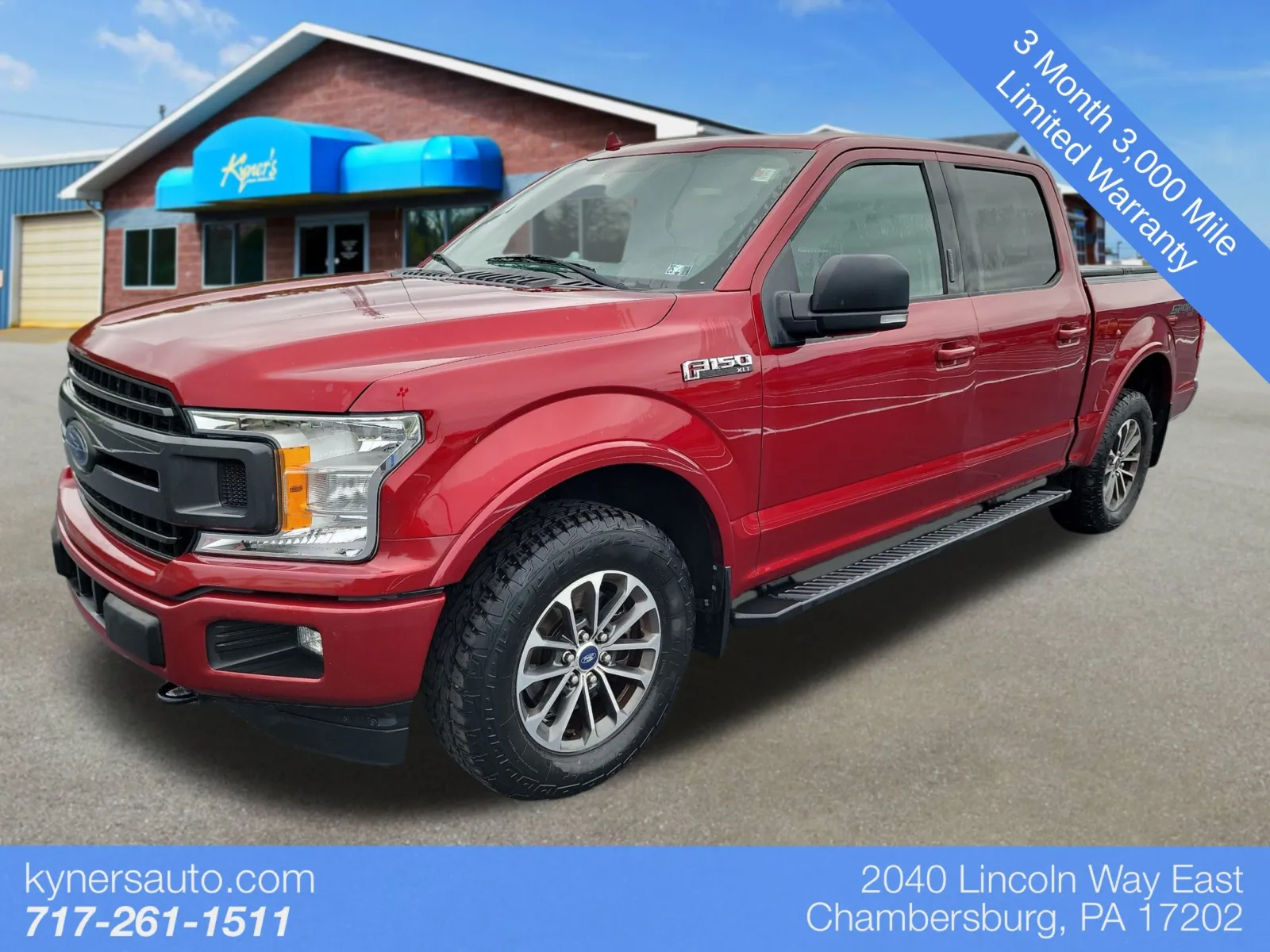 Red 2018 Ford F-150 XLT for sale in Chambersburg, PA