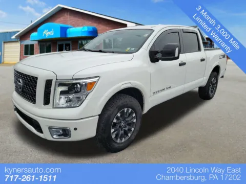 White 2019 Nissan Titan PRO-4X for sale in Chambersburg, PA