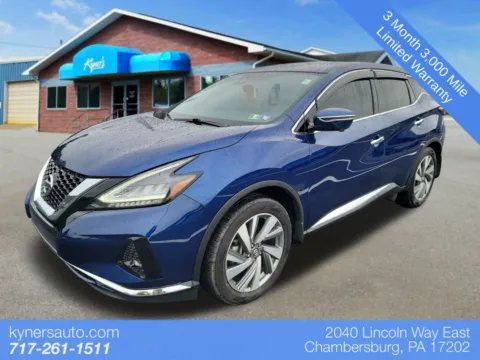 Blue 2021 Nissan Murano SL for sale in Chambersburg, PA