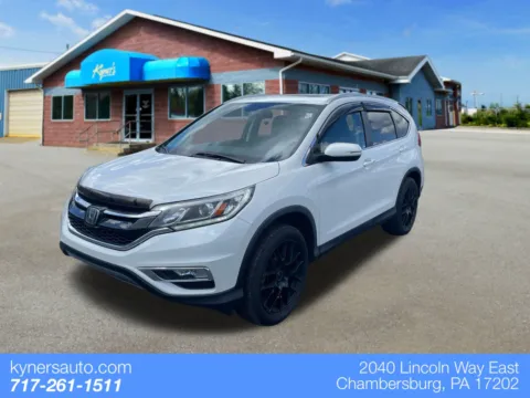 White 2016 Honda CR-V Touring for sale in Chambersburg, PA