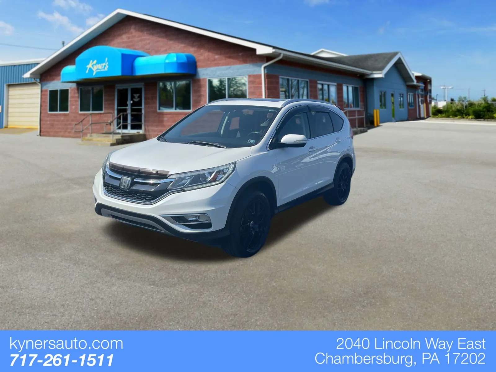 White 2016 Honda CR-V Touring for sale in Chambersburg, PA