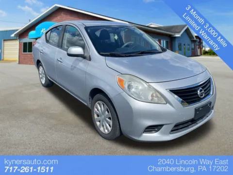 Silver 2012 Nissan Versa 1.6 SV for sale in Chambersburg, PA