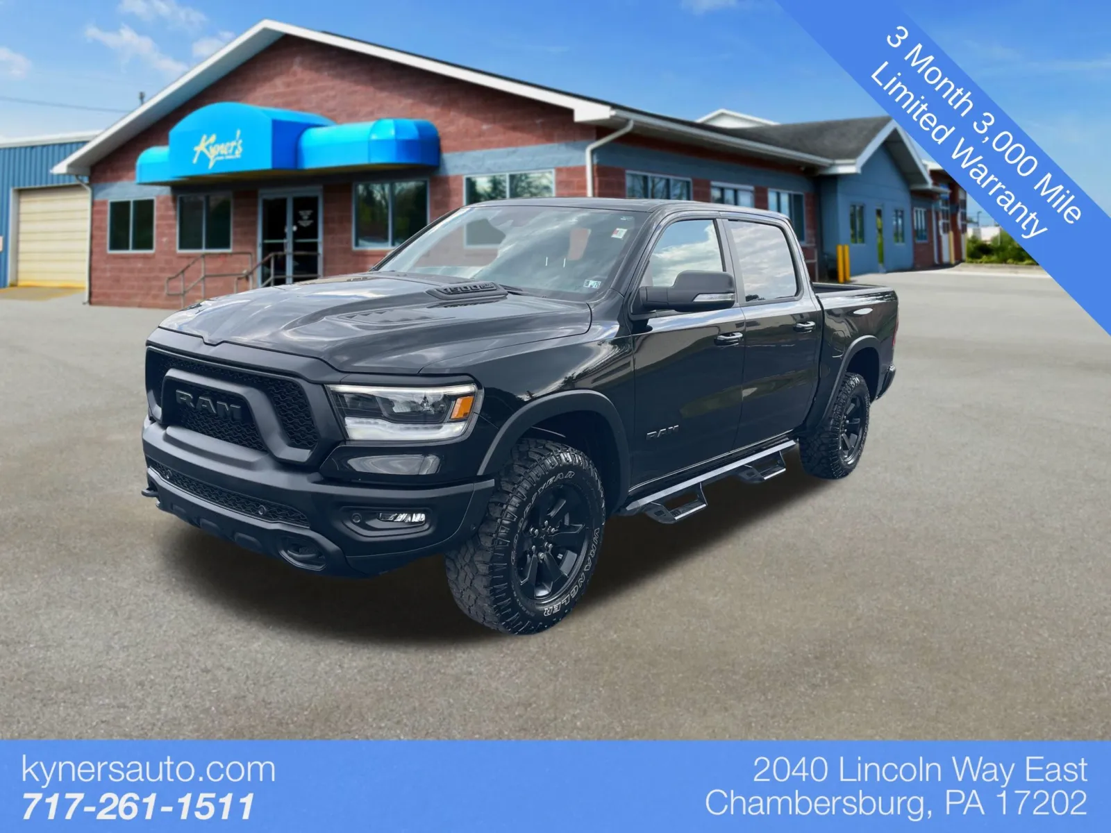 Black 2021 Ram 1500 Rebel for sale in Chambersburg, PA