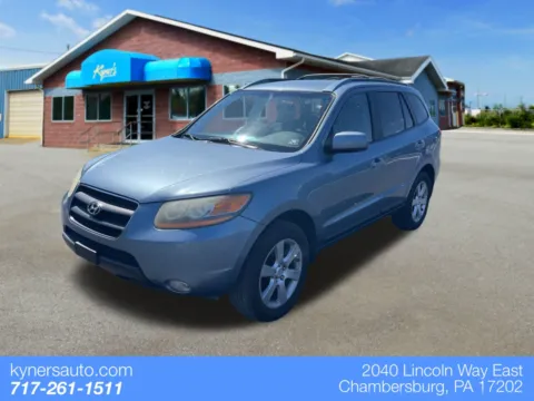 Silver 2009 Hyundai Santa Fe SE for sale in Chambersburg, PA