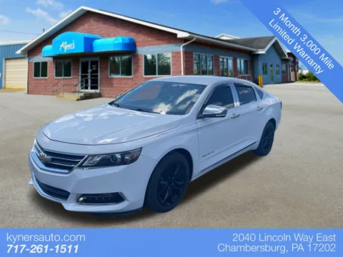 White 2018 Chevrolet Impala LT for sale in Chambersburg, PA