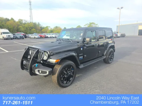 Black 2022 Jeep Wrangler Unlimited Sahara 4xe for sale in Chambersburg, PA