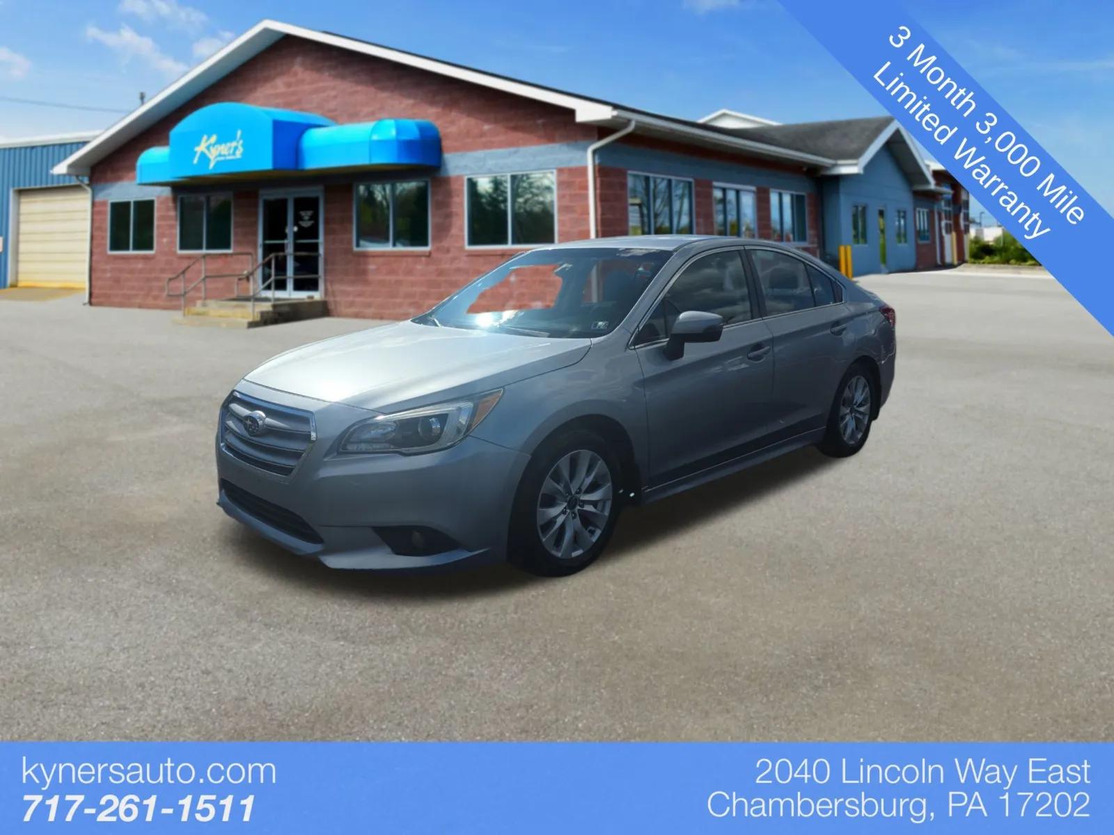 2015 Subaru Legacy 2.5i for sale in Chambersburg, PA